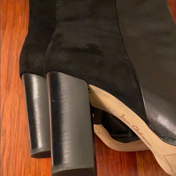 Sam Edelman Suede/Leather Booties - Picture 6 of 7